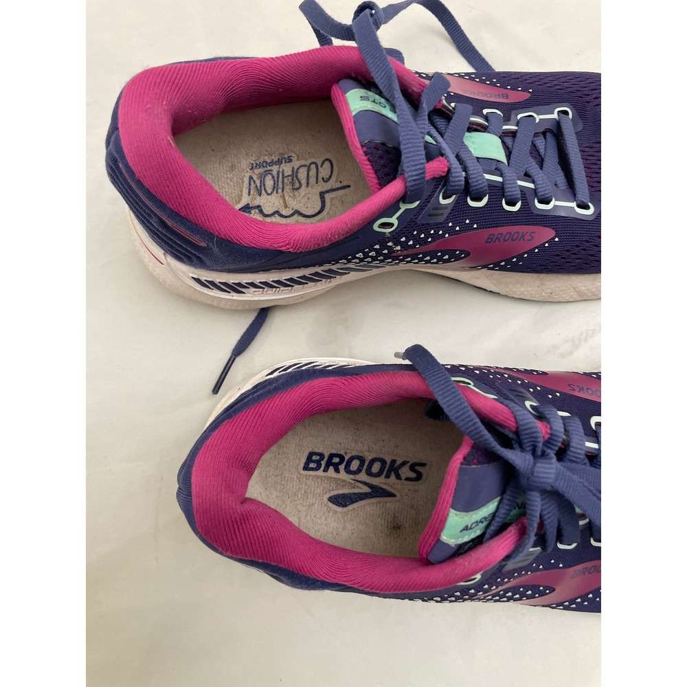 Brooks Adrenaline GTS‎ 22 Women 8.5 Purple Pink Running Shoes 1203531B403 - Picture 12 of 13